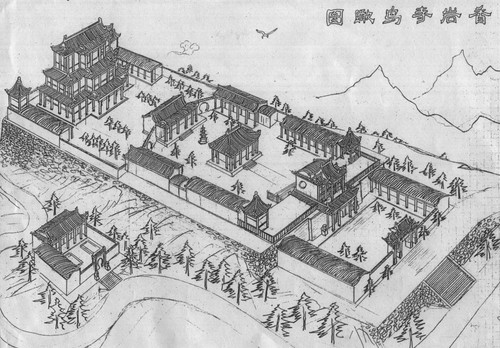 傳統寺廟規劃設計及寺院圖紙分析